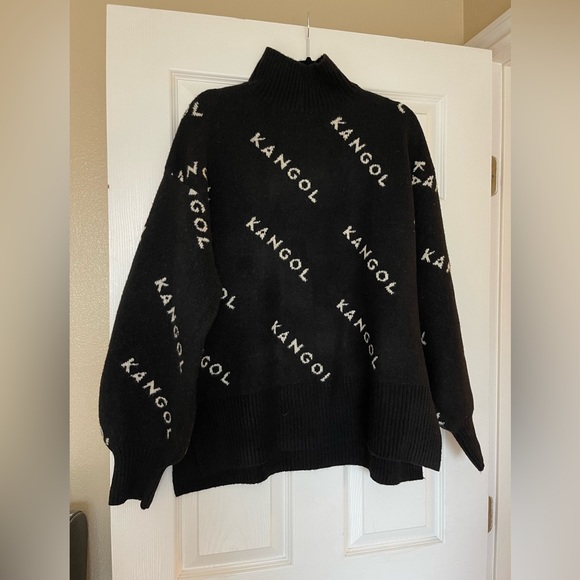 NEW Kangol x H&M limited edition collaboration black sweater - Picture 1 of 6